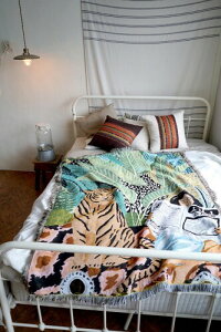 Peel Forest �g���s�J���썑���A�� �C �^�C�K�[ �O ������� ���킢�� �g���Ə��̎q �u�����P�b�g �x�b�h�J�o�[ �C130X160cm�c