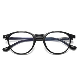 (MAIVARDAY) ブルーライトカット メガネ TR90 丸い めがね 紫外線カット UVカット 眼鏡 度なし おしゃれ pcメガネ パソコン用メガネ