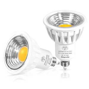 Aiwode LED�d�� 5.5W E11�������a11mm 95Ra���F��LED �X�|�b�g���C�g�����s�A�����F5000K 2�Z�b�g�A�n���Q���d��60W�`�����A�L�p�^�C�v�r�[���p90�x�A���邳550lm�A�Ή��d����100V �A�L�b�`��