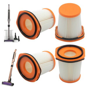 Aolleteau Shark HEPA�t�B���^�[ XFCS851J �����p�t�B���^�[�p�[�c 4�p�b�N EVOPOWER SYSTEM IQ + CS851JMVAE, IQ CS851J, STD + CS150JEE�|���@�ɑΉ�