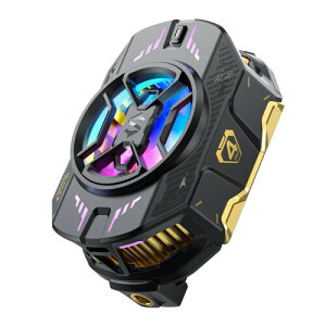 �X�}�z ��p�t�@�� Black Shark FunCooler 4 Pro�A27W �X�}�z�N�[���[�A�X���[�v�^�C�}�[/�t�@���̑��x�̐ݒ�A6.7-8.8 cm iPhone/Android �p�q�[�g�V���N�A�g�ѓd�b�̃��W�G�[�^�[RGB���C�g�t��