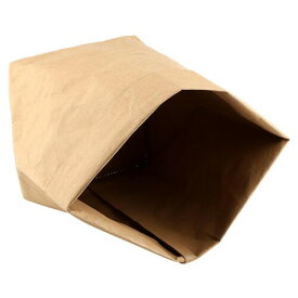 TOPINCN クラフト紙袋 植木鉢 カバーコンテナ 再利用可能 多機能 ホーム収納ポーチ(25*25*40)