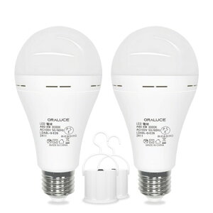 ORALUCE �h�Гd�� �~�d�^LED�d�� E26���� 8W 800lm 60W�`���� ��4.5���ԓ_���\ �d���F 3000K �����s�� ��d�������_�����C�g ��d���Ă������Ȃ��d�� �X�C�b�`�t�� �[�d�� �����^�� �n�k�΍� ��