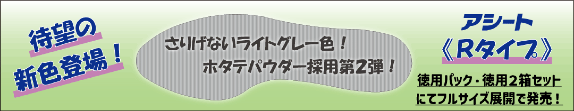 ライトグレー色のＲタイプ新発売