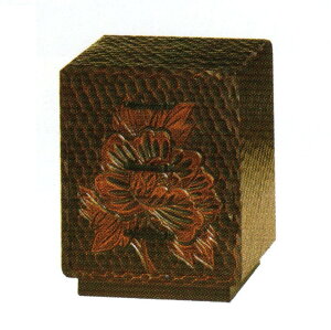 MK9208 三段引き出し 小引き出し 4面鎌倉彫 牡丹彫 日本製 送料無料