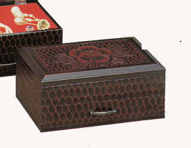 木製 宝石箱 鎌倉彫 鏡付き ほ-19 ジュエリーボックス アクセサリーケース