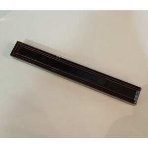 木製 箸箱 カシュー塗 黒目色の春慶 内長さ18.5m 外長さ19.2cm  日本製品