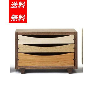 日本製 小引出 SHIKIJU Three colors 小引き出し 色樹 3色 W チェスト 送料無料 整理箱 引き出し