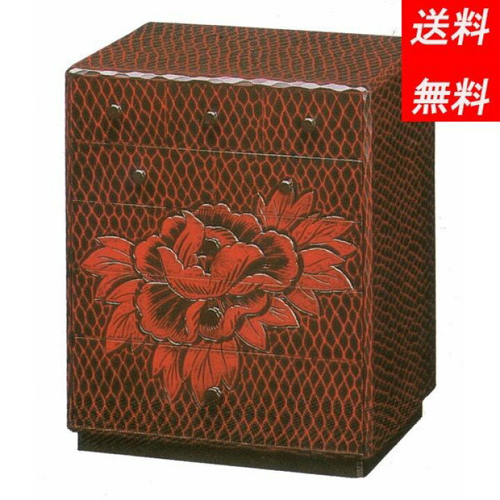 楽天市場】鎌倉彫 小引出 特大5段 8杯引 2E-1 送料無料 和風整理箱 