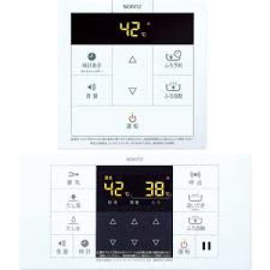 ノーリツ RC-B072マルチセット ガス温水暖房付給湯器 クイックオート 従来型用リモコン 標準リモコン