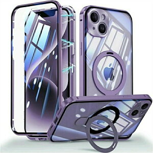 y2024NŐV ziPhoneP[X iPhone15 p P[X ʃP[X bNtyʕی+MagSafeΉ+bN+@\̃X^hz KXP[X NA 360°Sʕی ACtH14 X}zP[X A