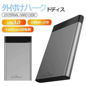 �O�t��HDD PC�p TV�^��p 160GB 250GB 320GB 500GB 750GB 1TB 2TB �O�t���n�[�h�f�B�X�N USB3.1 USB3.0 4K�^��