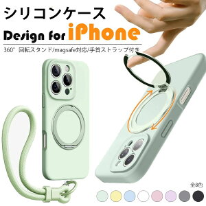 �y���X�g���b�v�t���ziPhone16 Pro Max iPhone16 15 14 Plus �P�[�X iPhone 15 14 13 12 pro max �V���R���P�[�X �J�o�[360°��]�X�^���h magsafe�Ή� �}�O�l�b�g�����O�t�� �X�}�z�P�[�X �X�^���h�@�\ �J����