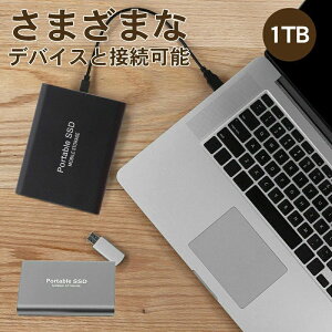 �O�t��SSD 1TB SSD �ǂݎ��560MB/s �m�[�g USB 3.2 ��������510MB/s �f�X�N�g�b�v PC �ő�ǂݍ��� �ő发������ �O�t��