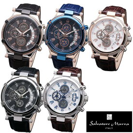 時計 ＼3万800円が41%OFF 送料無料／ 有名イタリーブランド Salvatore Marra 腕時計 クロノグラフ 安心日本製クオーツ メンズ 腕時計 レディース 腕時計「39ショップ」