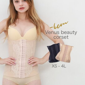 コルセット ダイエット ウエスト 引き締め くびれ 補正下着 レディース コルセット ウエストニッパー 大きいサイズ 肋骨 送料無料 ビーナスビューティコルセット 18段タイプ 瞬間くびれ 強力着圧 スリム体型 調節可能 猫背解消 背筋サポート 簡単装着