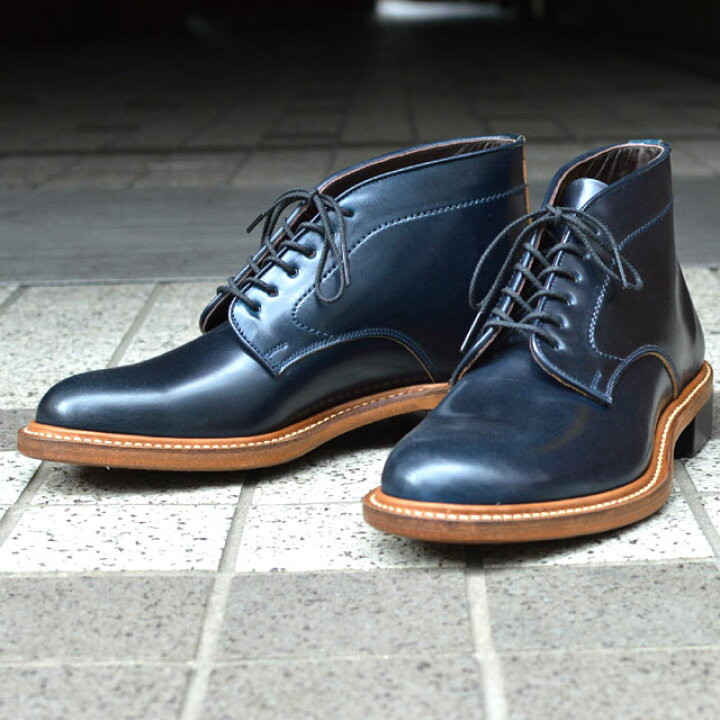 楽天市場】Makers メイカーズ 靴 CHUKKA BOOTS 15AW NAVY : 亜洲