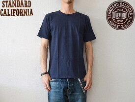 スタンダードカリフォルニア Standard California SD UNDERWEAR CREW NECK T NAVY ストリート アメカジ シンプル インディゴ