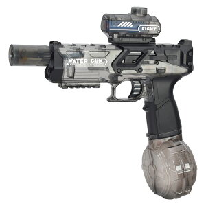 ■10%OFFクーポン■【送料無料】 電動ウォーターガン ウォーターガン 水鉄砲 電動 連射 ライト 光る 飛距離7~10m 給水タンク 600ml 大容量 USB 充電式 電池交換不要 軽量 夏 水遊び おもちゃ 海水