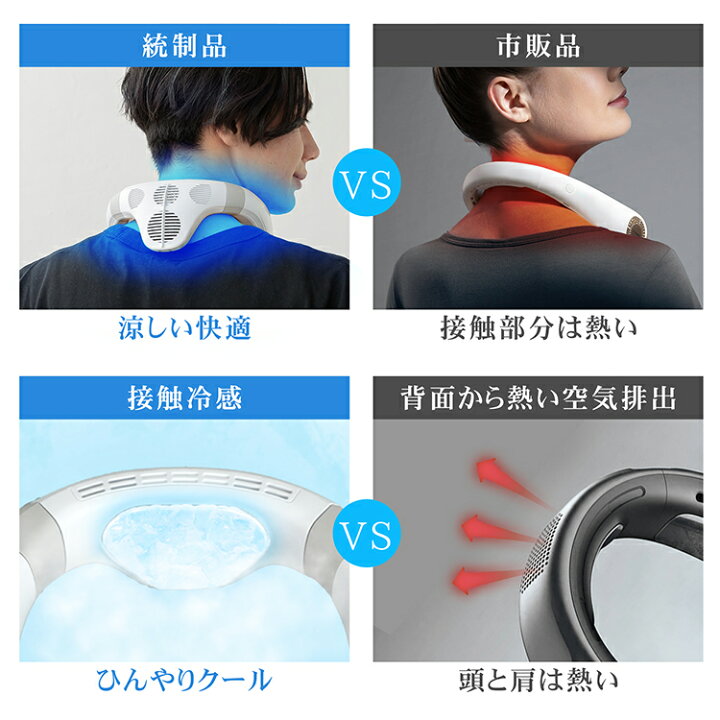楽天市場】☆3/20限定！最大半額cp☆【送料無料】 首掛け扇風機 首かけ 