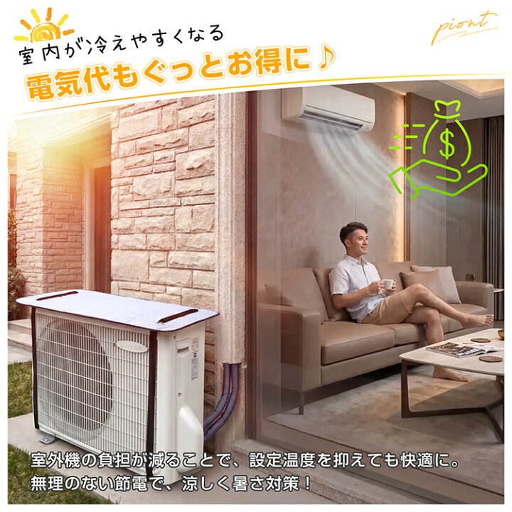楽天市場】【7/19〜15%クーポンで⇒509円】 【送料無料】 エアコン室外 
