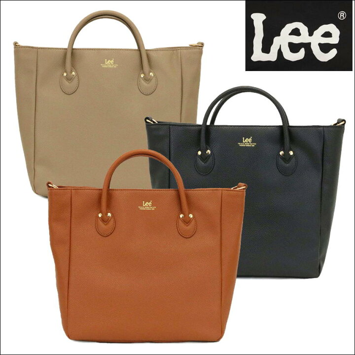 楽天市場】LEE 2WAYトートバッグ リーブランドハンドバッグ シボ加工 