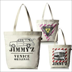 ジミーズ トートバッグ B4収納 コットンキャンバス ブランド バッグ 手提げ 布 帆布 JZA 40×45×12cm
