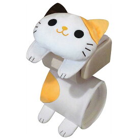 トイレットペーパーホルダー アニマル ねこ ミケ ME341 ぬいぐるみ ネコ ぬいぐるみ キャラクター トイレ用品 明邦 メイホウ