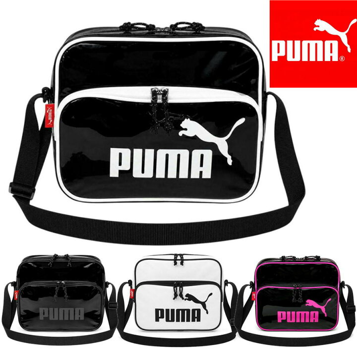楽天市場】PUMA エナメル ショルダーバッグ J20383 プーマ 肩掛け 