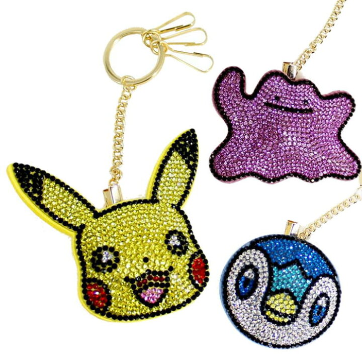 楽天市場】ポケモン バッグクリップ マスコット ラインストーン 