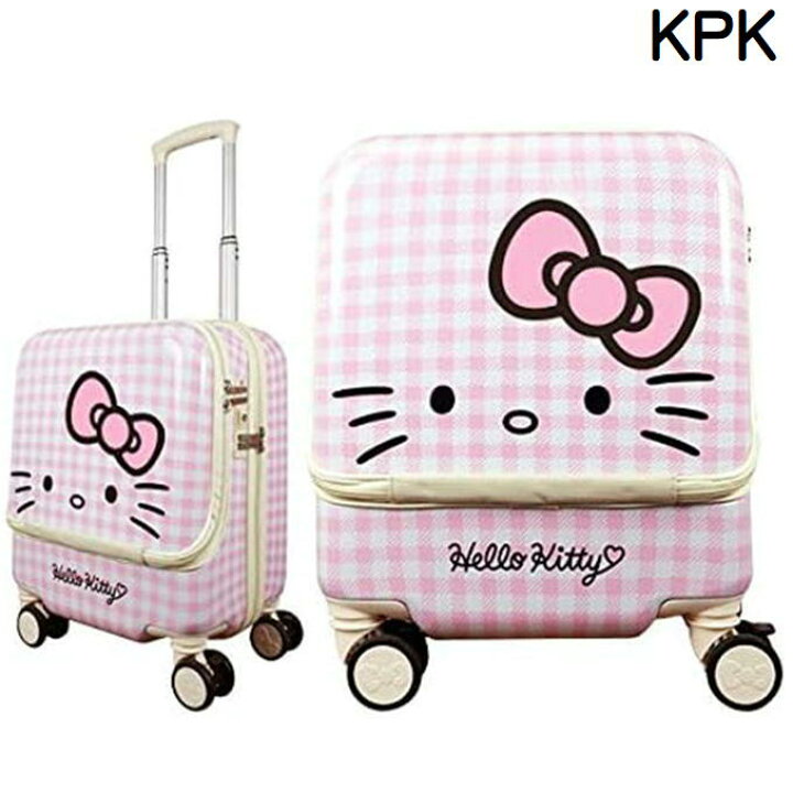 楽天市場】スーツケース ハローキティフロントポケット付 HK-SUC-04 