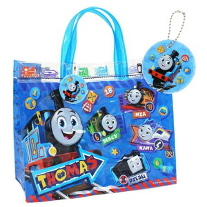プールバッグ きかんしゃトーマス マチアリ 角型 キャラクター ビーチバッグ 高波クリエイト 水着入れ 水着バッグ 124774 ブルー
