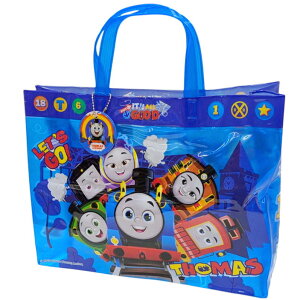 プールバッグ きかんしゃトーマス マチアリ 角型 絵本 キャラクター ビーチバッグ 高波クリエイト 水着入れ 水着バッグ 134285 ネイビー