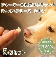 【送料無料】とっておきのひとくちテリーヌ チキン 100g×5袋セット 冷凍 犬用 おやつ 無添加 国産 トレ…