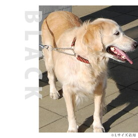 大型犬 ハーフチョーク ASHU ステップハーフチョークL 首輪 人気の赤 引っ張り防止のしつけに お揃いのリードあり
