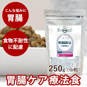 犬 FORZA10 療法食|犬用 インテスティナルアクティブ(胃腸ケア) 250g(ミニ 小粒)フォルツァ10 胃腸ケア療法食 食事療法食 フォルツァディエチ 犬用 無添加 ドックフード ドッグフード