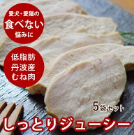 【割引クーポン配布中】送料無料 犬 冷凍おやつ しっとり蒸し鶏ステーキ 5袋セット【冷凍】 無添加 低脂…