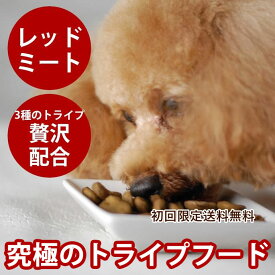 【割引クーポン配布中】【初回限定送料無料】トライプドライ レッドミート（907g）スターターパック ドッグフード 偏食 小食 子犬 グレインフリー プレミアムフード【ペットフード 乳酸菌 プレミアム 消化 穀物フリー】 高齢犬 シニア