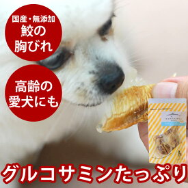 犬おやつ サメのグルコサミンせんべい 40g 鮫 海鮮おやつ 犬用 ジャーキー猫 ガム おやつ 国産 ペット コラーゲン コンドロイチン 老犬 高齢犬 おやつ　関節 おやつ