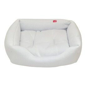 【愛犬愛猫用】超クールWラッセルスクエア型ベッド L 73×58 【日本製】中型犬 大型犬 ひんやり 接触冷感 おすすめ 夏用 犬用ベッド 丸洗いできて清潔