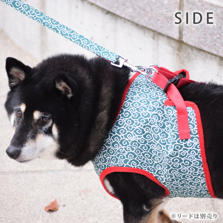 楽天市場 Ashuウェアハーネス 唐草 Xlサイズ 中型犬用 リードは別売り 犬 ハーネス ウェア型ハーネス 中型犬 子犬 老犬 服型 胴輪 簡単 かわいい 唐草模様 人気 柴犬 コッカー ビーグル フレンチブル コーギーアッシュ 洋服の上から 帝塚山ハウンドカム 愛犬手作り