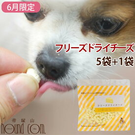 【6月限定】国産フリーズドライチーズ 5袋セット+1 犬 チーズ