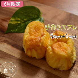 【6月限定】【愛犬用】食堂の手作りチーズスフレ 5セット+1セット【ハウンドカム食堂】