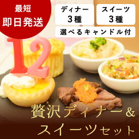【P2倍＆割引クーポン配布中】犬 誕生日 ご飯｜ハッピーバースデー贅沢ディナーとスイーツセット （※お名前入れ不可）犬の誕生日ケーキ 誕生日プレゼント うちの子記念日 お祝いグッズ 小型犬 老犬 シニア 即日発送