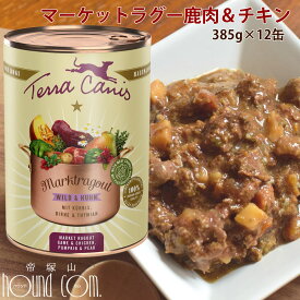 テラカニス　マーケットラグー　鹿肉＆チキン 385g×12缶　愛犬用コンプリート食