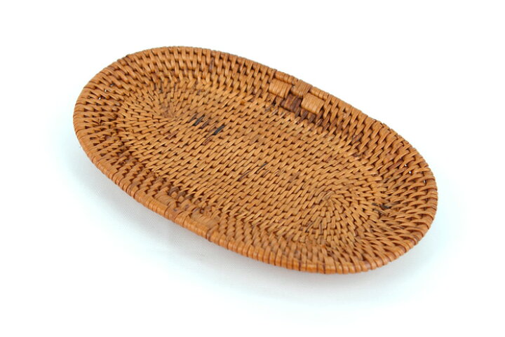 楽天市場】アタ製おしぼり置きトレイ アジアン トレー プレート 木製  