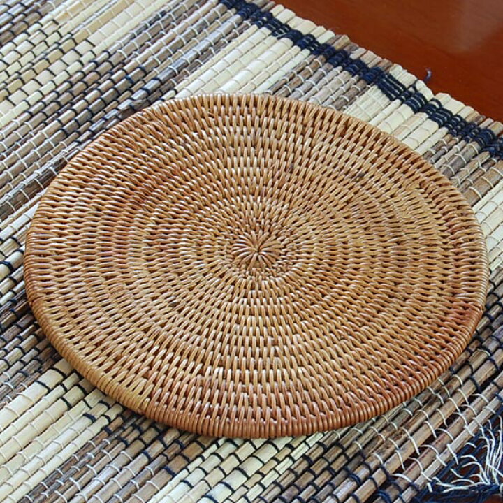 アタコースター◇丸型アジアンバリテーブル雑貨インテリア食器北欧 
