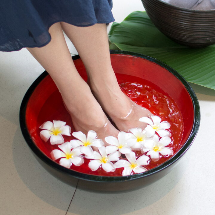楽天市場 ウッドの赤く彩られたスパボウル 丸型 Spa エステ 足湯 フットバス 足マッサージ 木桶 おけ 木製 ウッド アジアン リゾート アジアン スパ 癒し 足浴 スパボール バリ 雑貨 アジア雑貨 アジアン雑貨 バリ島のアジアン木彫りボウル アジア工房