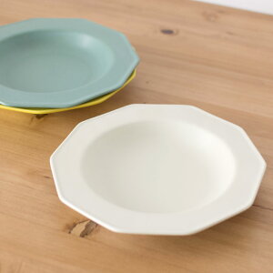 【最大2000円OFFクーポン】 中皿 23.6cm 陶器製 10角皿 お皿 プレート 食器 丸皿 中皿 プレート皿 十角皿 変形皿 10角プレート おしゃれ アジアン アジアン雑貨 エスニック エスニック料理 北欧 [92