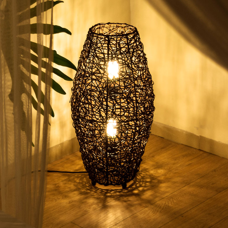 種類豊富な品揃え 木彫　アンティーク　フロアスタンド　フロアライト　間接照明 フロアスタンド